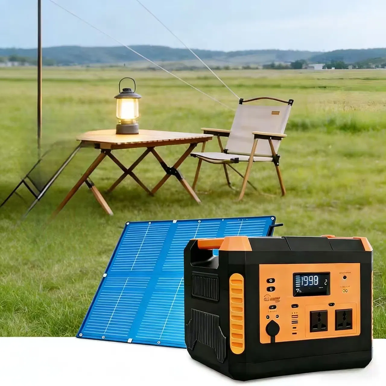 Customizable 2400W 3000W 5000W Uninterruptible Power Supply LiFePO4 Solar Cell Storage System MPPT Pure Sine Wave Portable Power Station Energy Storage Battery