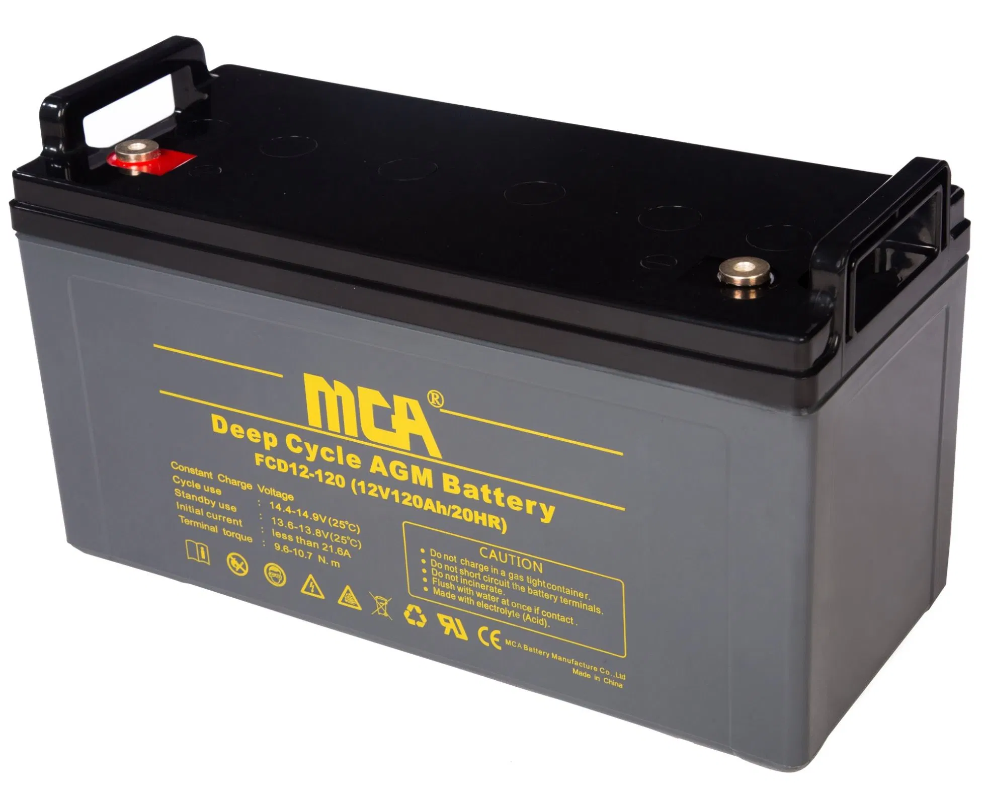 VRLA Deep Cycle Solar Storage Battery 12V 100ah
