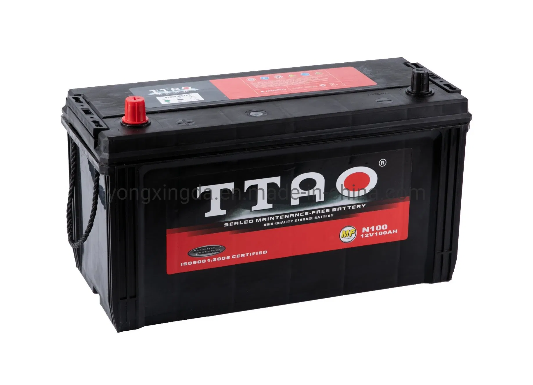 N100 Japan JIS Standard Maintenance-Free Automotive Battery for SUV Car Starting 12V 100ah Rechargeable Power Bank Battery