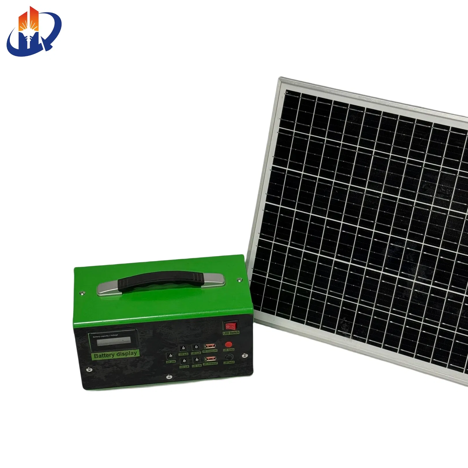 Outdoor Waterproof Mobile Energy Storage Lithium Battery 220V Fast Charging Portable Solar Panel Power System