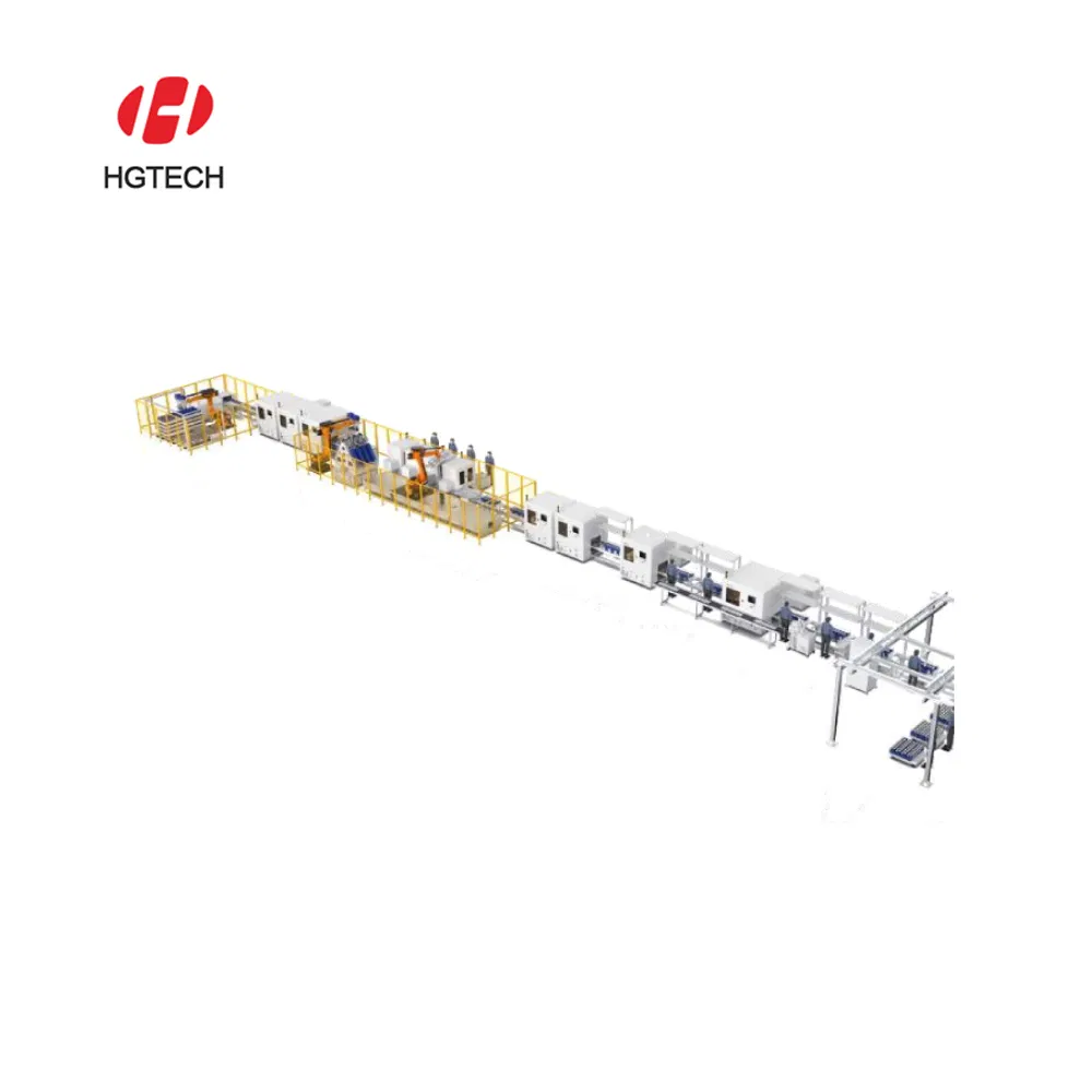 Hgtech Fully Automated Prismatic Cell Module Pack Assembly Lithium Battery Module Pack Assembly Line