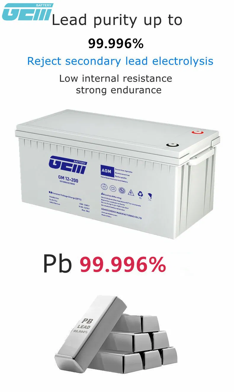 2V 200ah Tubular Gel Battery /SLA/VRLA/Deep Cycle Industrial UPS Backup Solar Power-Batteries Replace Opzs-Battery 250ah-3000ah Lead Acid Battery