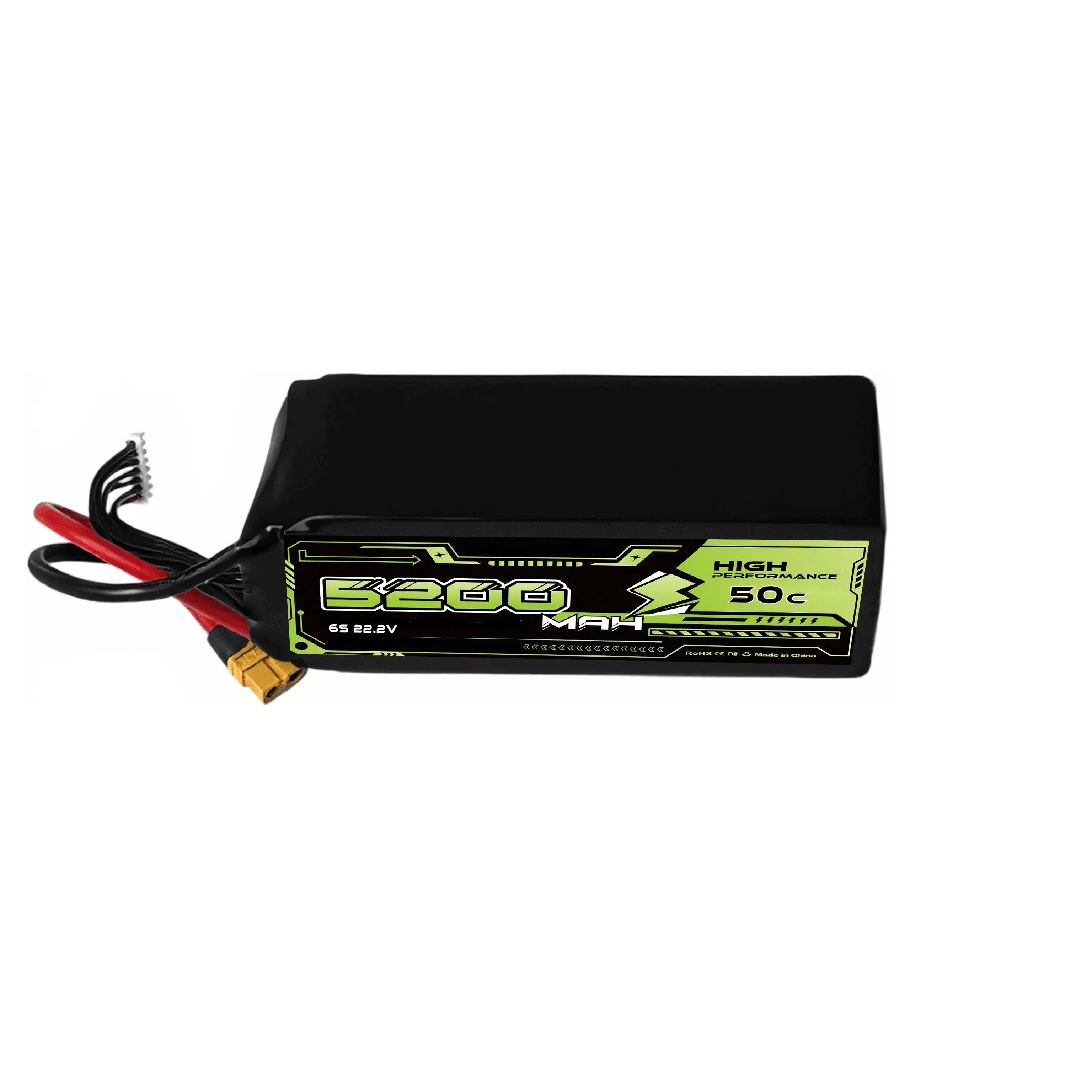 Drone 25c-5000mAh Temperature-Resistant Fpv Racing High Discharge Rate Lipo Battery