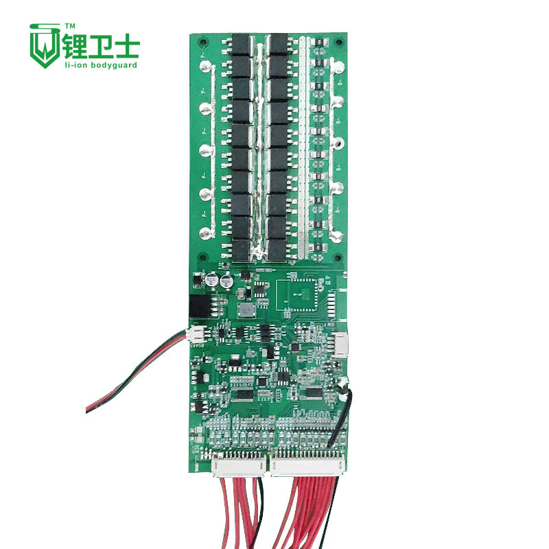 Lws Smart BMS 4s-16s 50A 100A LiFePO4 with Can RS232 &amp; RS485 Bluetooth BMS LCD Screen Li Ion Battery Management System