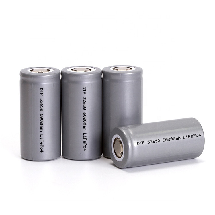 32650 32700 Cylindrical LiFePO4 Battery Cell 3.2V 5000mAh 6000mAh Lithium Iron Phosphate Battery