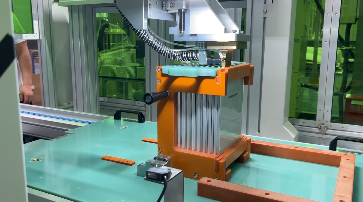 Automated Pouch Battery Module Pack Assembly Line From Huiyao Laser