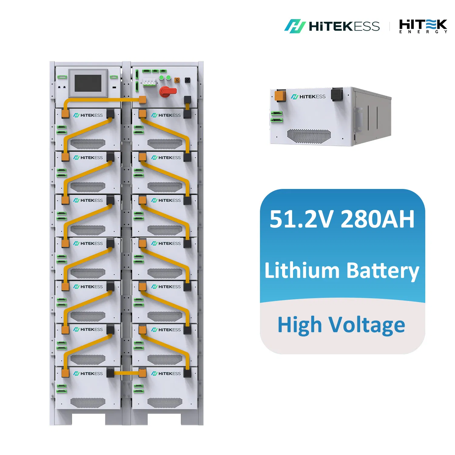 Custom Lithium LiFePO4 Lithium Rack Battery Pack 51.2V 280ah 100ah Power Backup Station System Industrial Commercial Energy Storage Battery Stackable Batteries