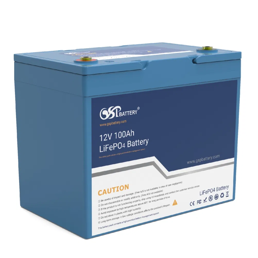 High Quality Wholesale Economical High-Temperature Resistant LFP 12V100A Lithium Iron Phosphate Battery for Camping