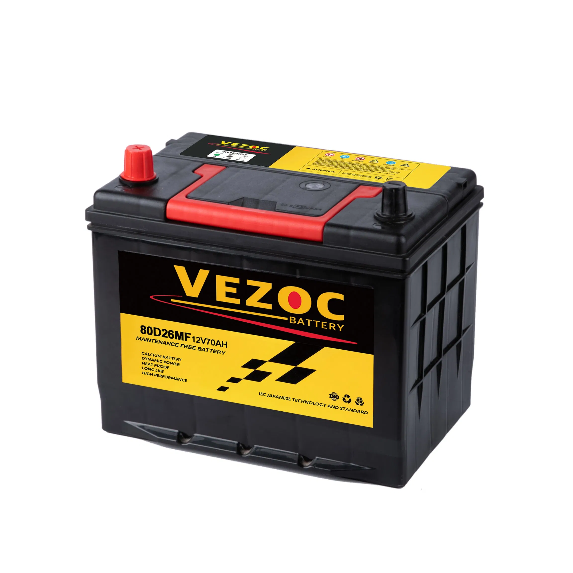 80d26 Japan JIS Standard Maintenance-Free Automotive Battery for SUV Car Starting 12V 70ah