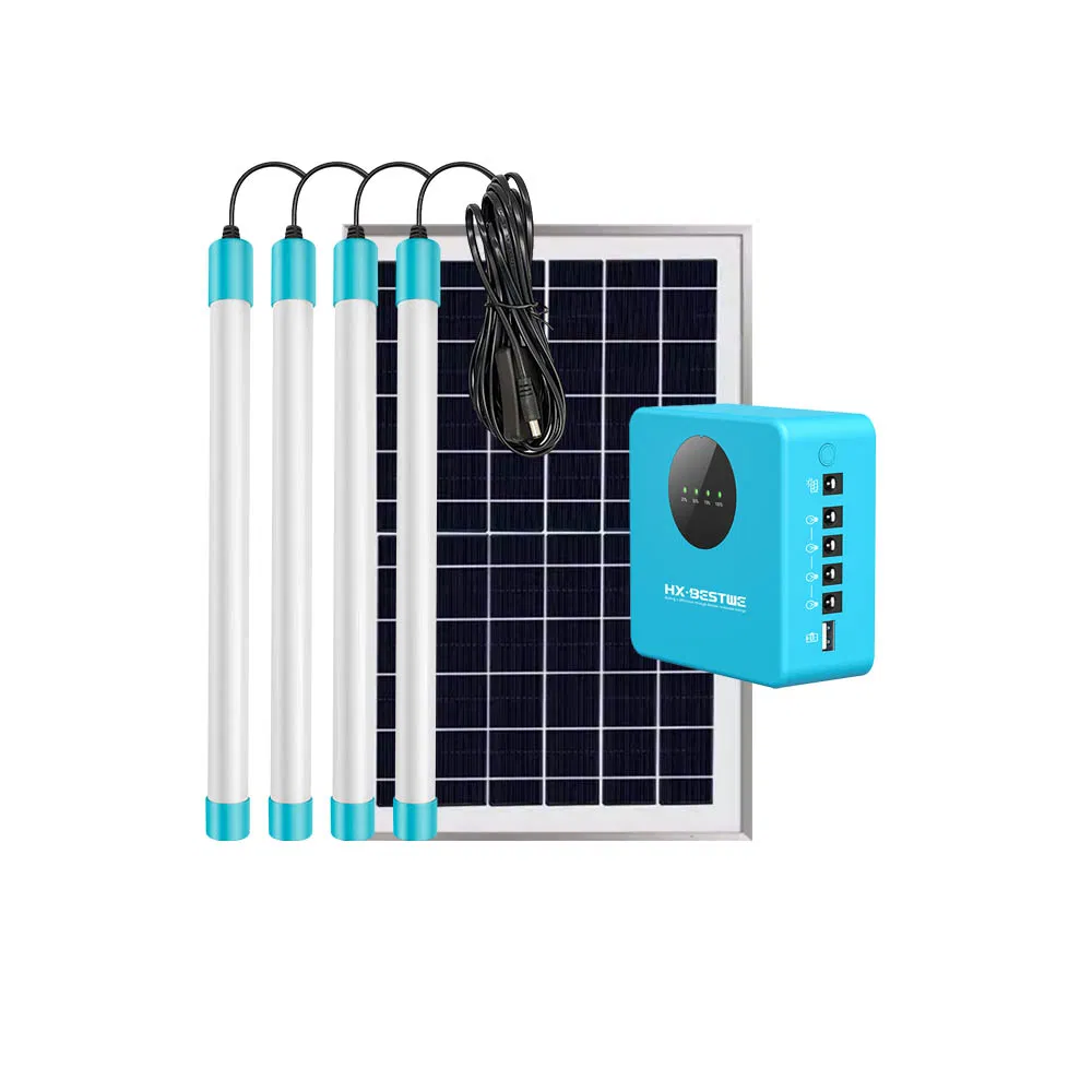 Portable Solar Generator with Battery and USB Phone Charging Solar Power System