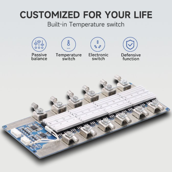 Lws 12.8V Battery Management System BMS for LiFePO4 4s 8s 10s 400A Car Start Battery Packs
