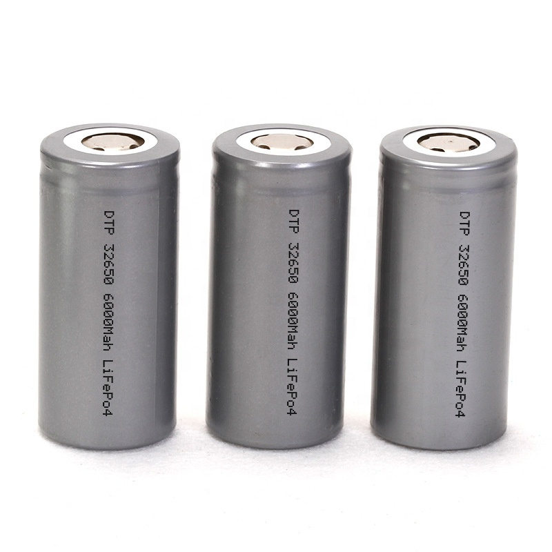 32650 32700 Cylindrical LiFePO4 Battery Cell 3.2V 5000mAh 6000mAh Lithium Iron Phosphate Battery