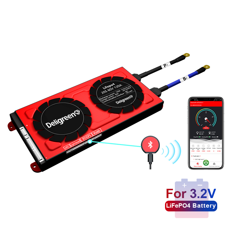 20s 60V 120A Daly Smart Lithium Lipo Battery Management System for Electric Vehicle Solar Battery E Bike Electric Scooter