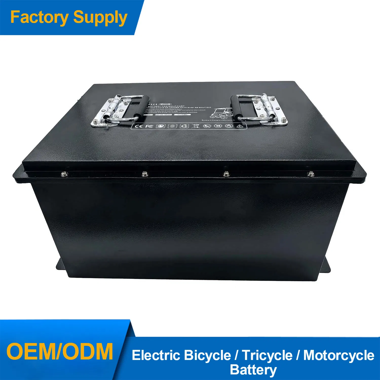 LiFePO4 Battery Pack for 60V 72V E-Bikes and Motorcycles