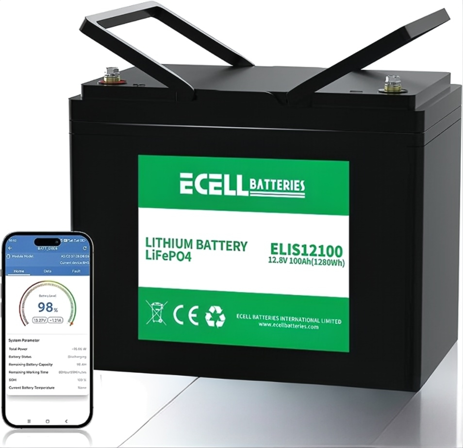Ultra-Power 24V 50ah Lithium Battery Elis2450 for Heavy Duty Marine and Industrial Backup - Ecell Batteries