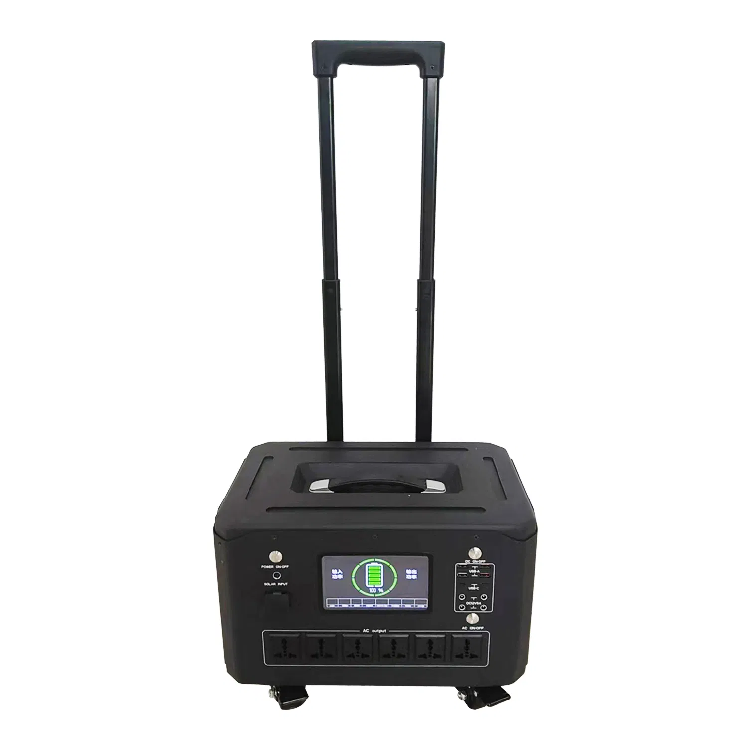Kebe Large Capacity 3500W 2kwh Tow Bar Portable Power Station Lithium Battery