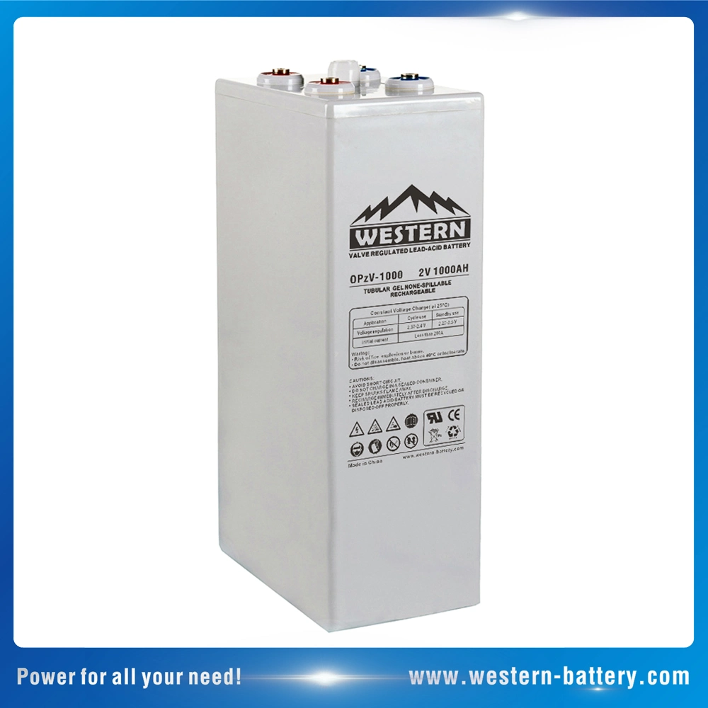 2V-Opzv-Tubular Gel/SLA/VRLA/Deep-Cycle Industrial UPS Backup Solar-Panel-Power-Batteries Replace Opzs-Battery 250ah-3000ah