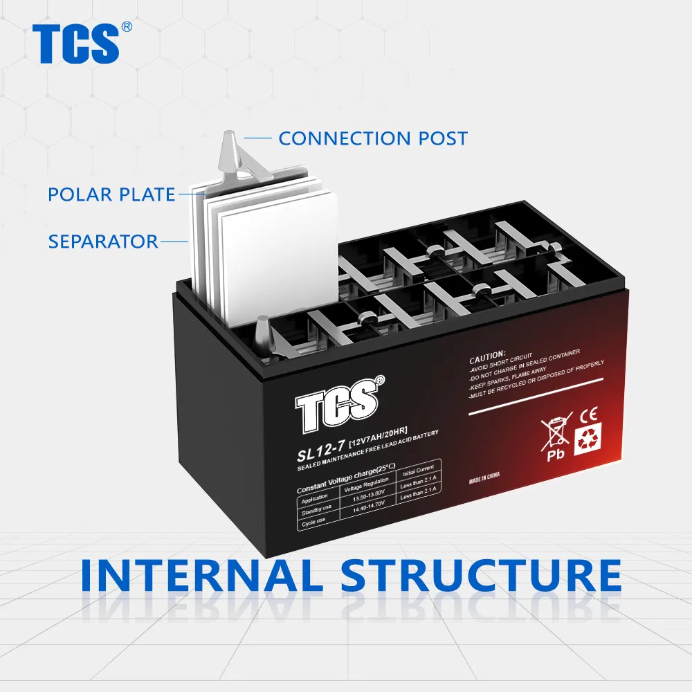 Tcs SL12-52 12 Volt 52ah Industrial Energy Small Power Backup for Home 12 Volt Sealed Rechargeable Battery