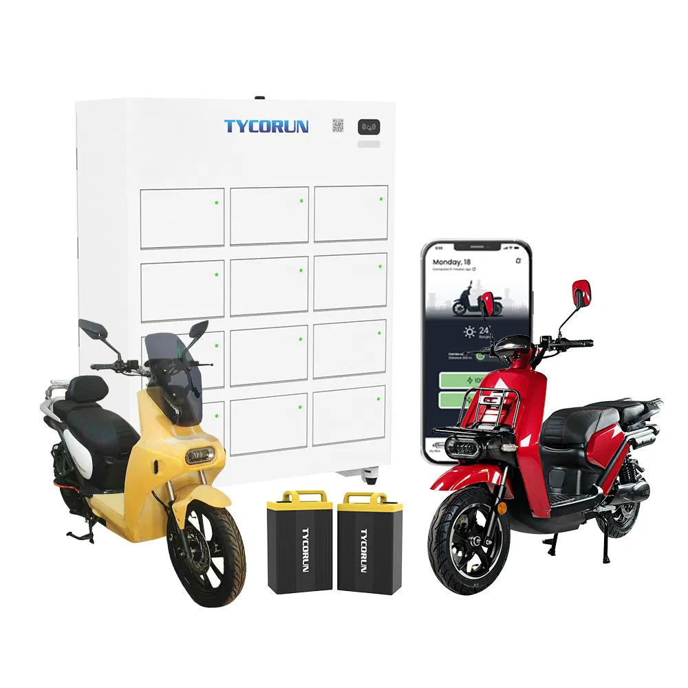 Tycorun Solar 48V/60V/72V Battery Exchange System Rental Battery and Swap Platform