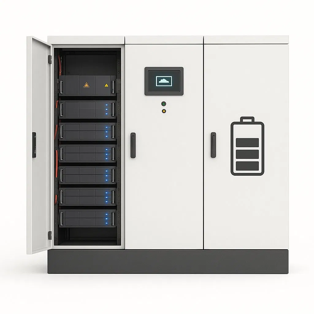 Outdoor 30-50kw Inverter 100kwh Lithium LiFePO4 All in One Air Cooling Solar Energy Storage System