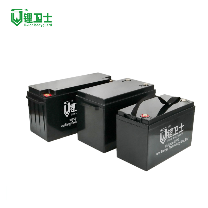 Lws 12V 50ah 100ah 200ah 300ah 400ah LiFePO4 Battery Pack for Solar System RV Electric Car Scooter Motorcycle Boat
