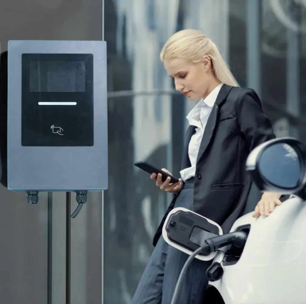 7kw 11kw 22kw Ocpp CE Fast AC Electric Vehicle Car Battery EV Charger Charging Solution with Type2 Gbt Connector