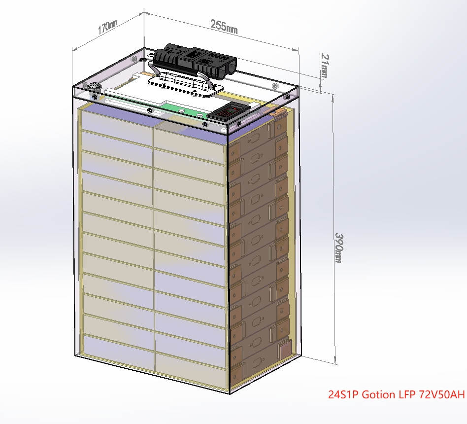 OEM 12V 18V 24V 36V 48V 60V 72V 10ah 20ah 30ah 45ah 50ah 60ah Rechargeable 18650 LiFePO4 Lithium Battery Pack for E-Motorcycle