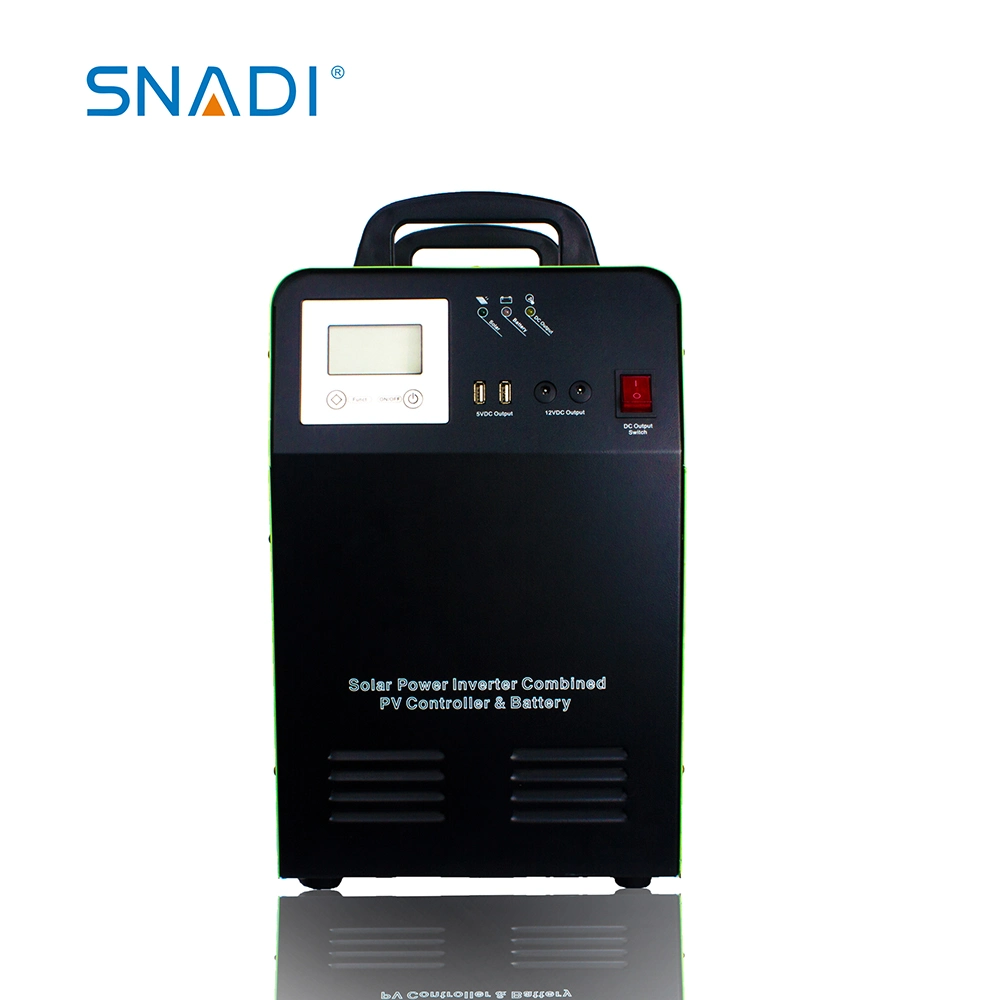 Solar 0.3kw 0.5kw 1kw 1.5kw Power DC to AC Inverters with Charge Controller Battery All in One System for Small Load Charging