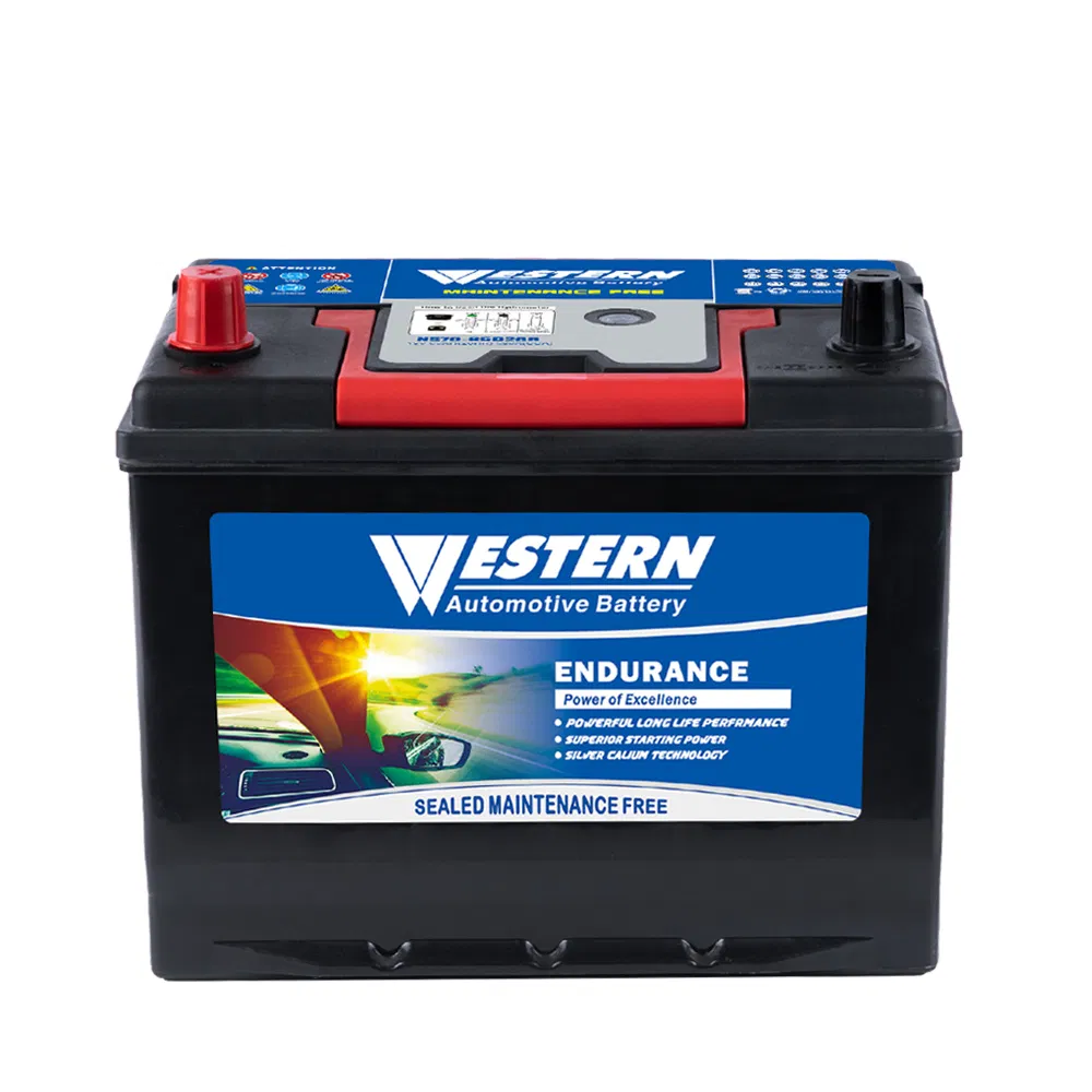 Ns70-65D26r Mf Western Automotive Car Starting Battery 12V 65ah