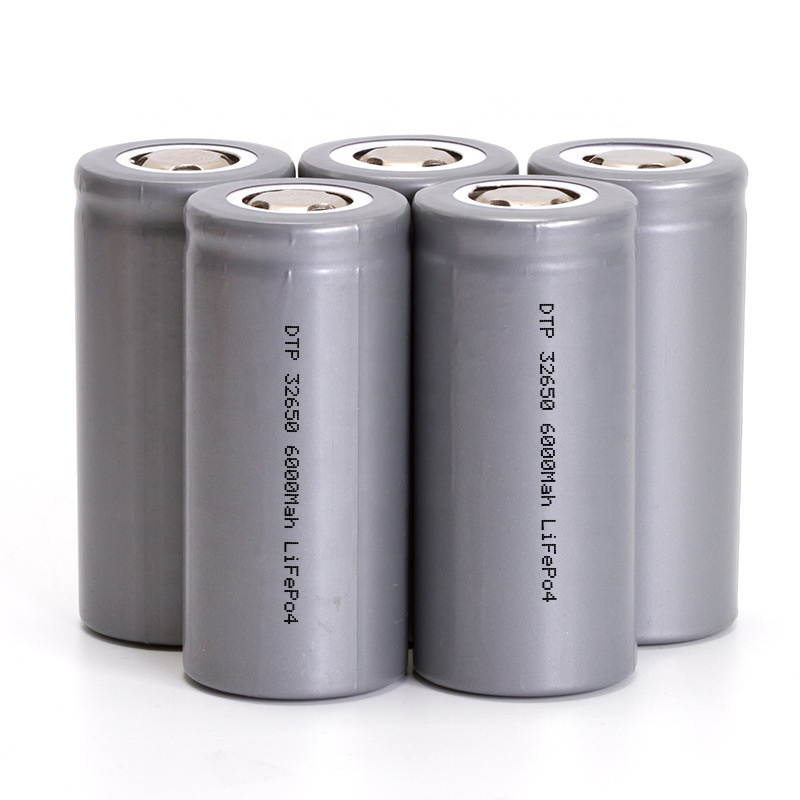 32650 32700 Cylindrical LiFePO4 Battery Cell 3.2V 5000mAh 6000mAh Lithium Iron Phosphate Battery