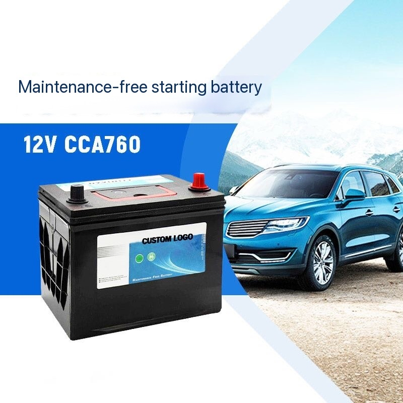 Wholesale 12V Automotive Starting Battery 80d26 Maintenance-Free Marine Lead-Acid Lithium Cranking Battery CCA760 Car Battery