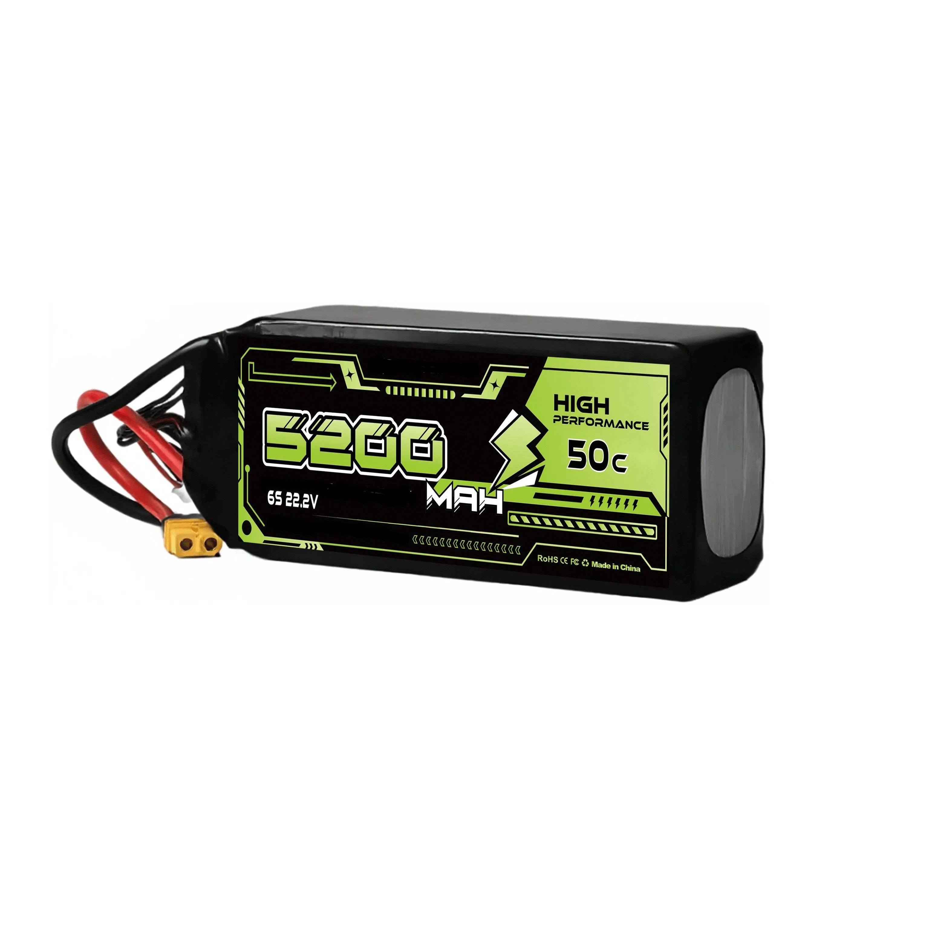 Drone 45c-5700mAh Temperature-Resistant Fpv Racing High Discharge Rate Lipo Battery