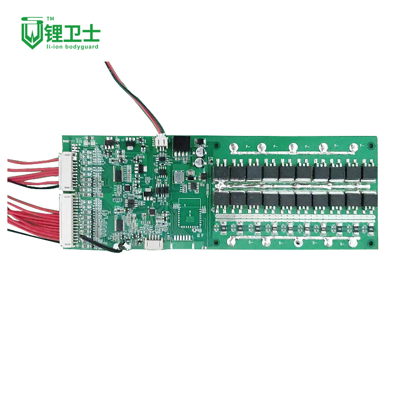 Lws Smart BMS 4s-16s 50A 100A LiFePO4 with Can RS232 &amp; RS485 Bluetooth BMS LCD Screen Li Ion Battery Management System