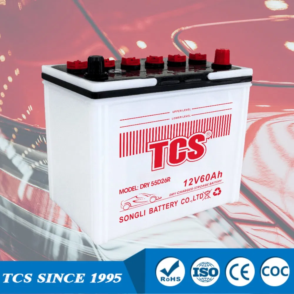 Tcs 55D26r (N50Z) Rechargeable Dry Charged AGM Lead Acid Auto Automotive Car Battery for Starting Car