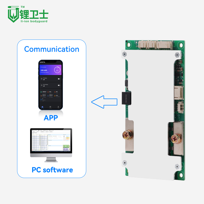 Smart BMS 3s 4s 50A 100A LiFePO4 RS485 Canbus Li-ion Bt Battery Management System BMS