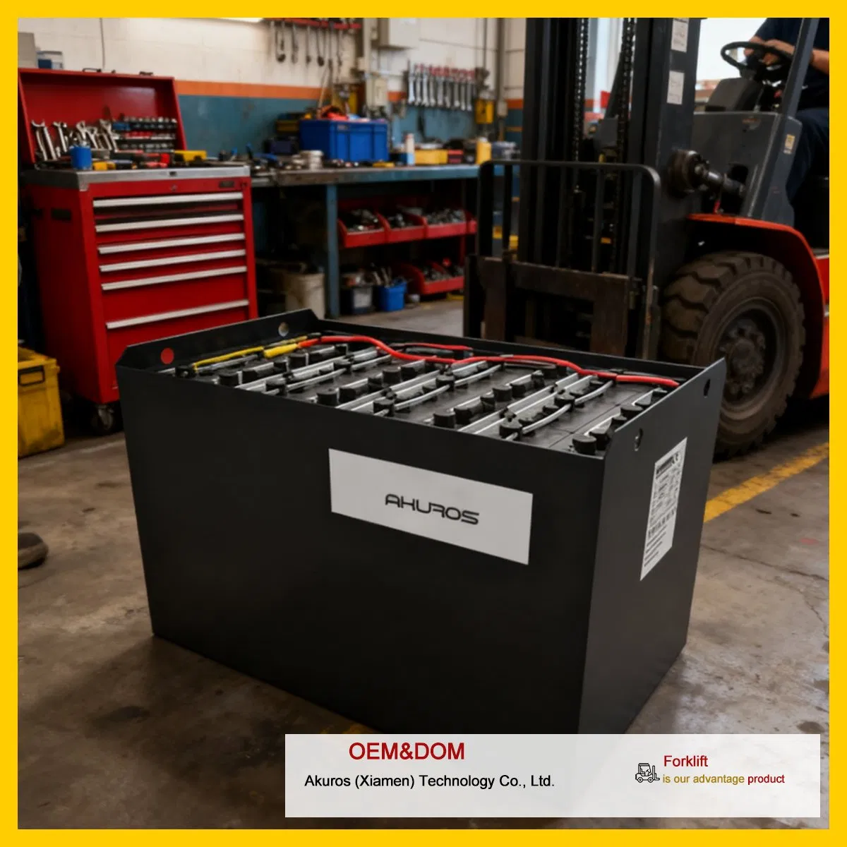 Dry Charged Cell 12 Volt Heavy Duty Lead Acid Batteries Forklift Battery for Car Automotive Starting