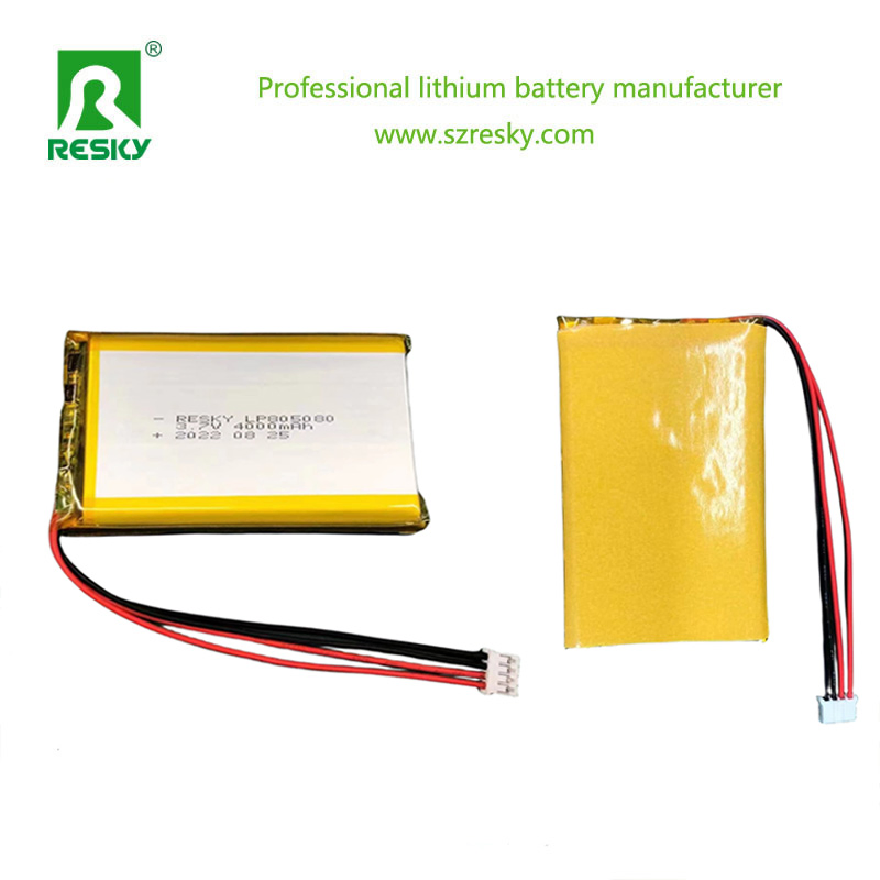 Solar Rechargeable Lithium Ion Battery 105080 5000mAh 3.7V Portable Power Station Power Bank