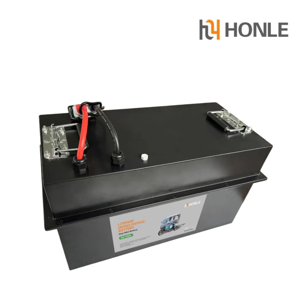 Auto Parts LiFePO4 Battery Electric Vehicle Battery High-Temperature Resistant Solar Power Station 48V/60V 100A Batteries for Low Speed Evs