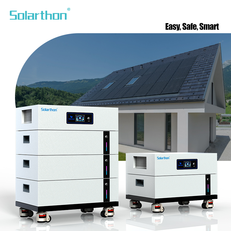 Stackable Household Energy Storage Solution for Solar Power