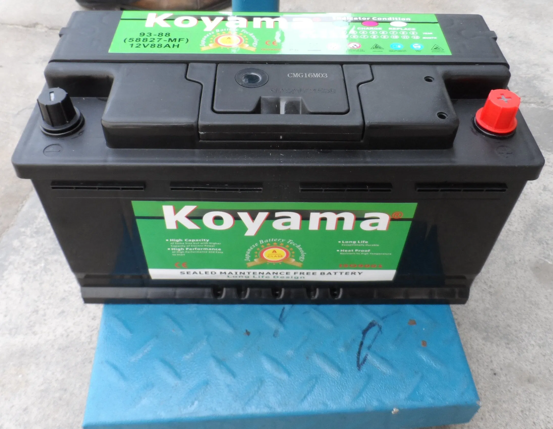 Koyama 12V 88ah SMF Automotive Car Battery for Starting Vehicle