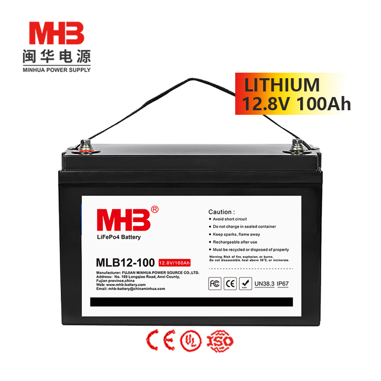 Mhb Energy Storage UPS LiFePO4 12V 100ah BMS Phosphate Lithium Iron Battery