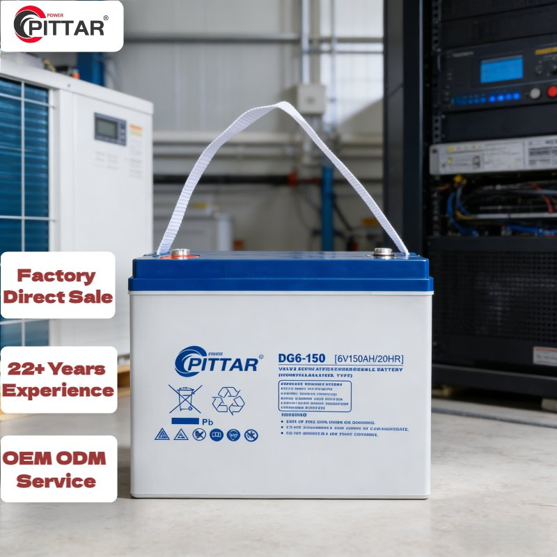 Top Premium Grade 6V150ah High Temperature Resistant Lead Acid Deep Cycle Battery for off Grid Cabin