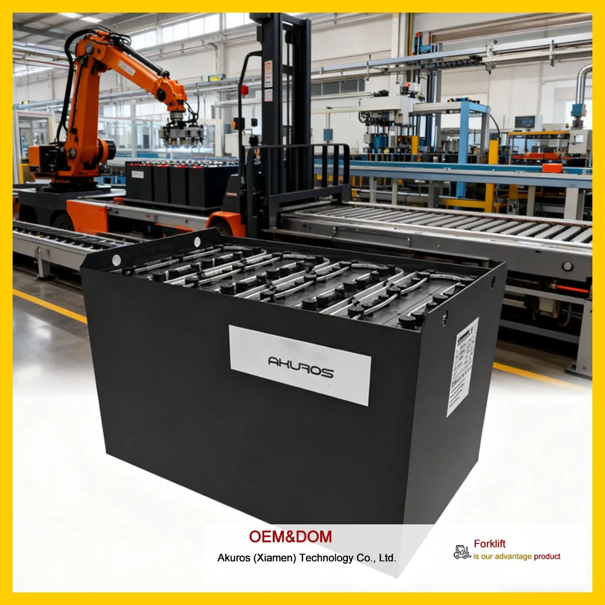 Dry Charged Cell 12 Volt Heavy Duty Lead Acid Batteries Forklift Battery for Car Automotive Starting