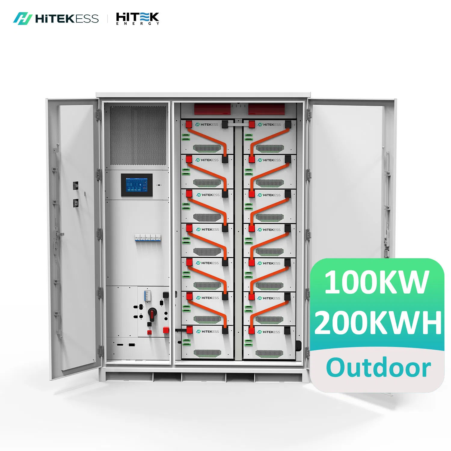 Lithium-Ion Battery Rack 200kwh 229kwh Battery Storage System Bess Thermal Management System Solar Battery Storage System Fast-Install Outdoor Battery Cabinets