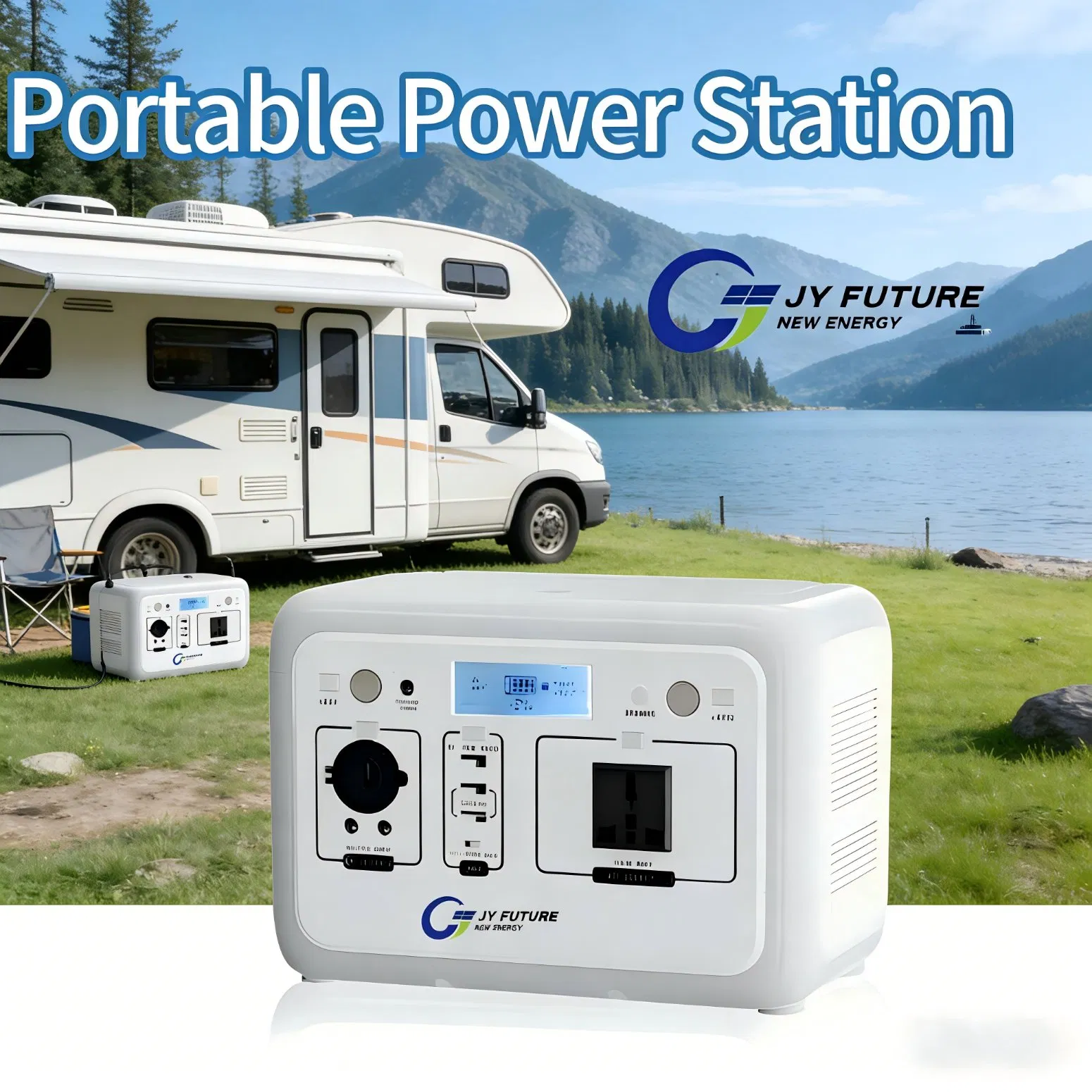 Outdoor 200W 300W 600W 1000W LiFePO4 Lithium Battery Camping Solar Generator Portable Power Station All in One 24V Power Generator