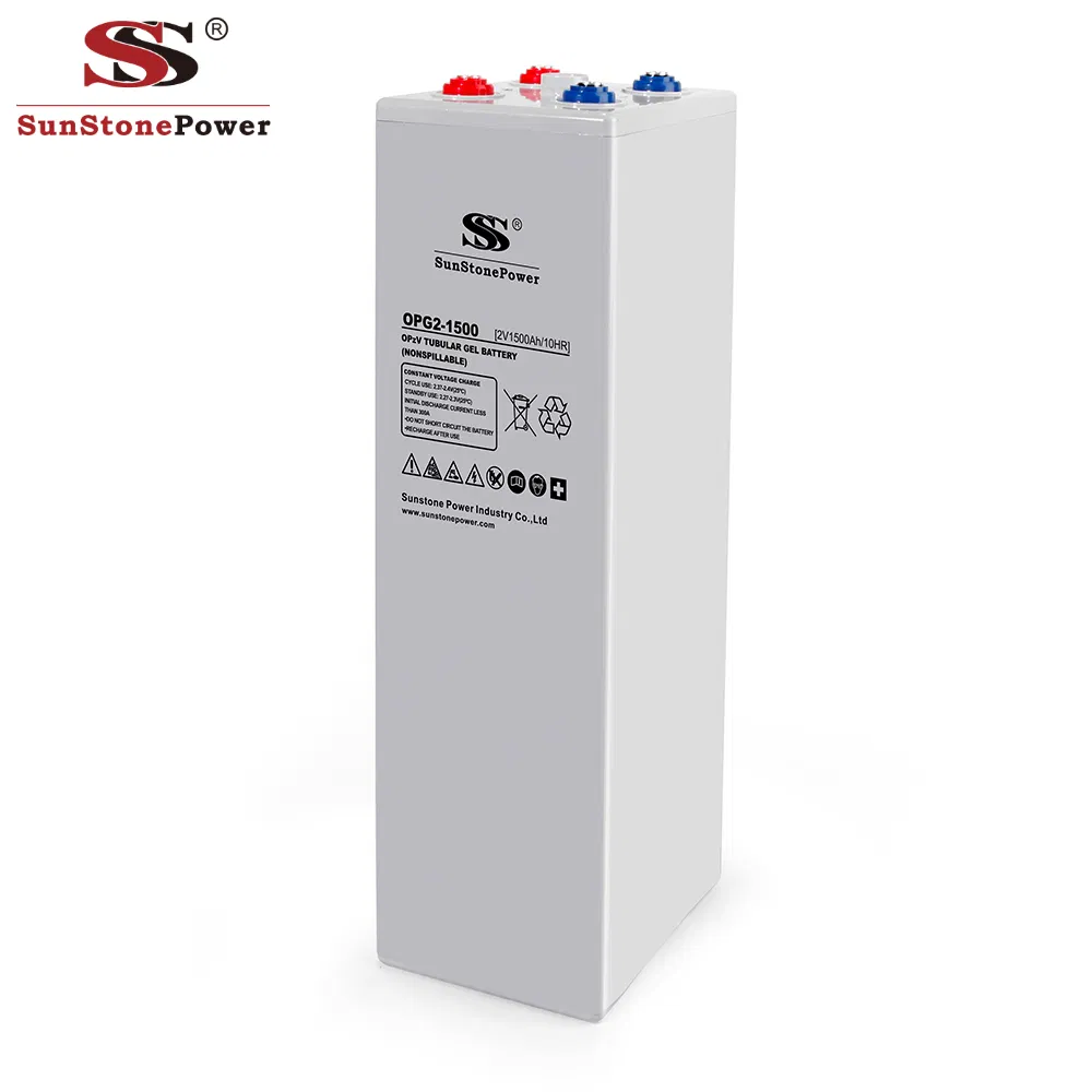 Opzv-2V-Tubular Gel/SLA/VRLA Deep-Cycle Industrial UPS/Inverter Backup Solar-Panel-Power-Batteries 200ah-3000ah Replace Opzs-Battery