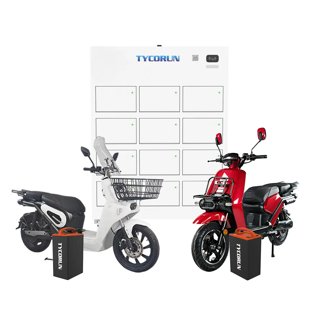 Tycorun Outdoor Solar New Swappable Battery Swap System Station with Rechargeable Lithium-Battery