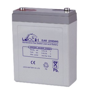 Leoch DJ65 2V 65ah Gel Battery for Industrial Machinery Power Backup