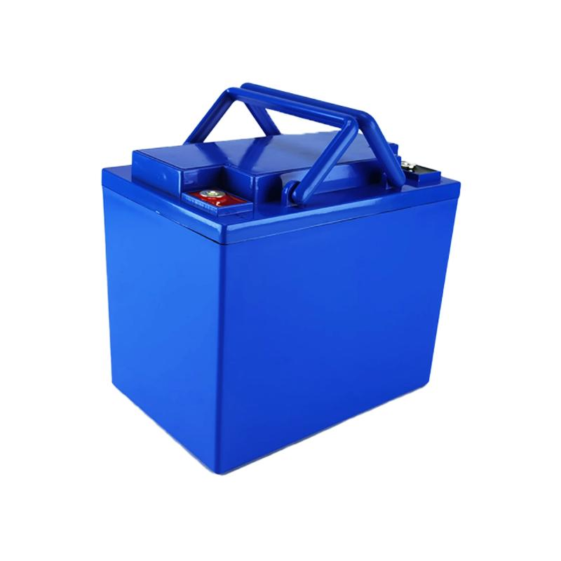 ABS Case 12V 52ah Lithium Iron Phosphate Forklift Trailer Trail Car Electric Wheelchairs Motorcycle LiFePO4 Battery Pack