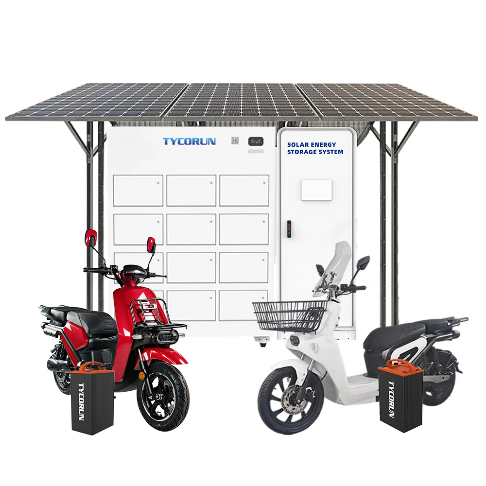 Tycorun E-Rickshaw Battery Swapping System Station Three-Wheeler Battery Swap Cabinet